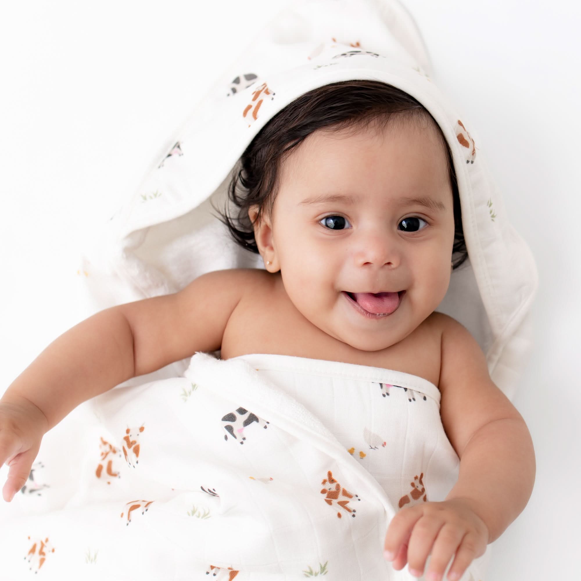 Bamboo Little Hooded Baby Towel (2-Pack) thumbnail 6
