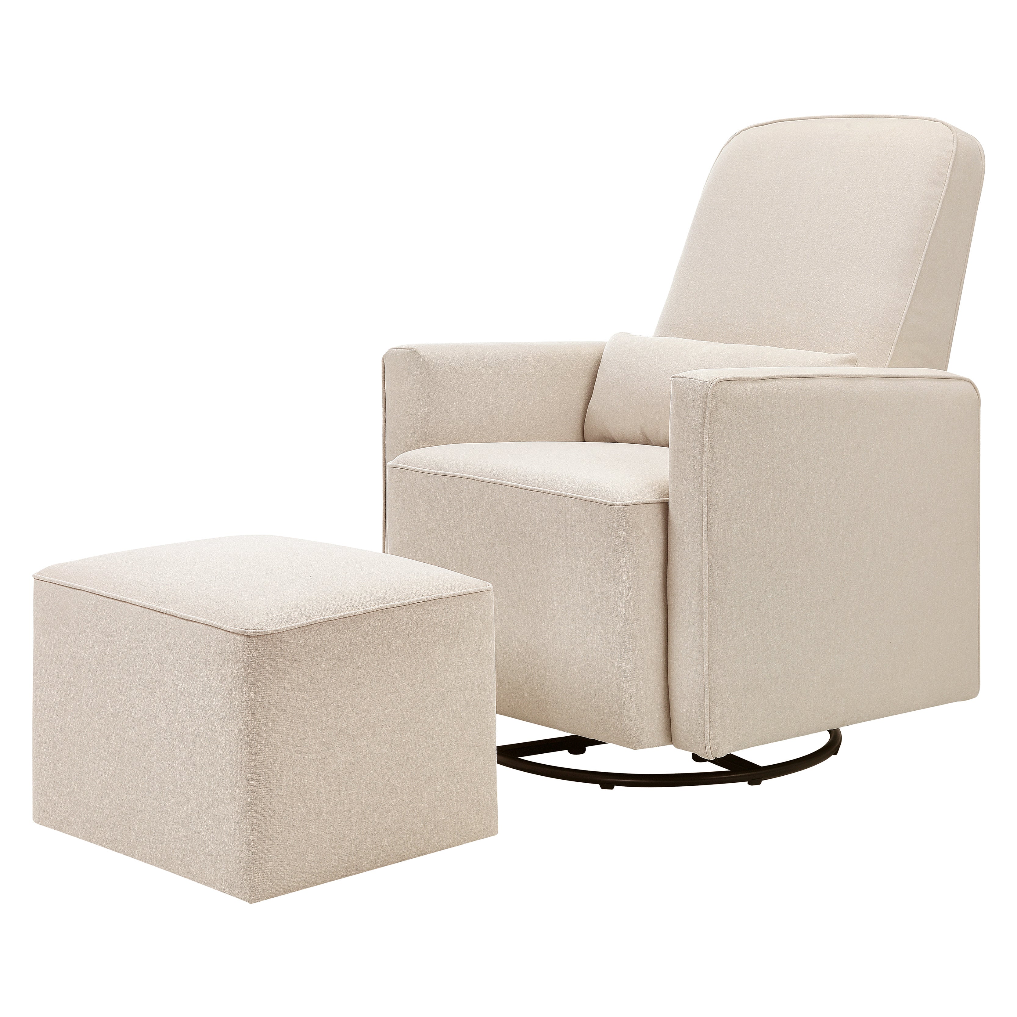 DaVinci Olive Upholstered Swivel Glider thumbnail 8