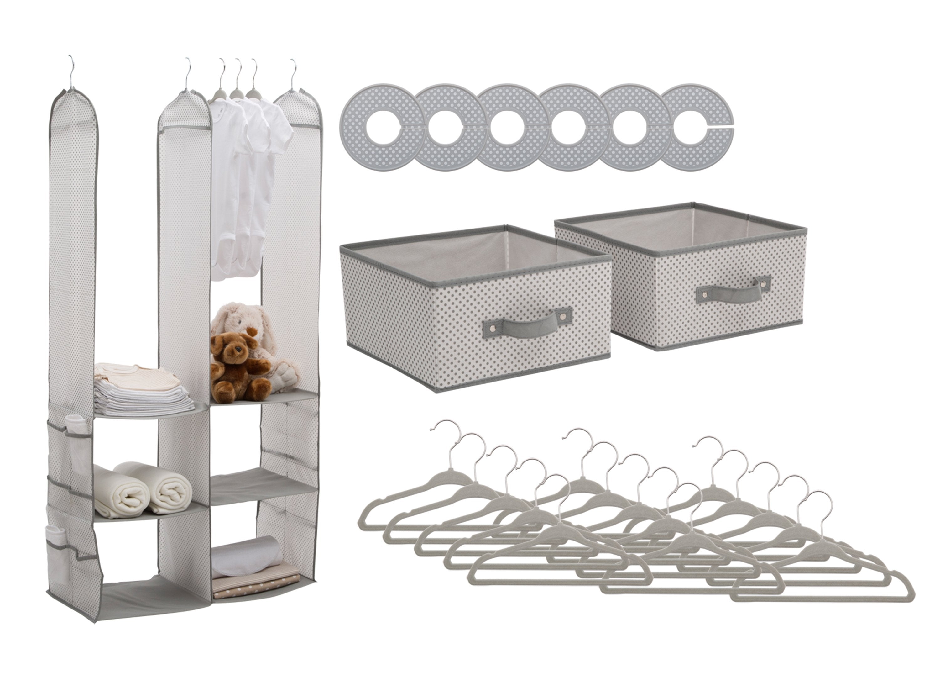 Delta Children Nursery Closet Storage Set (24 Pieces) thumbnail 5