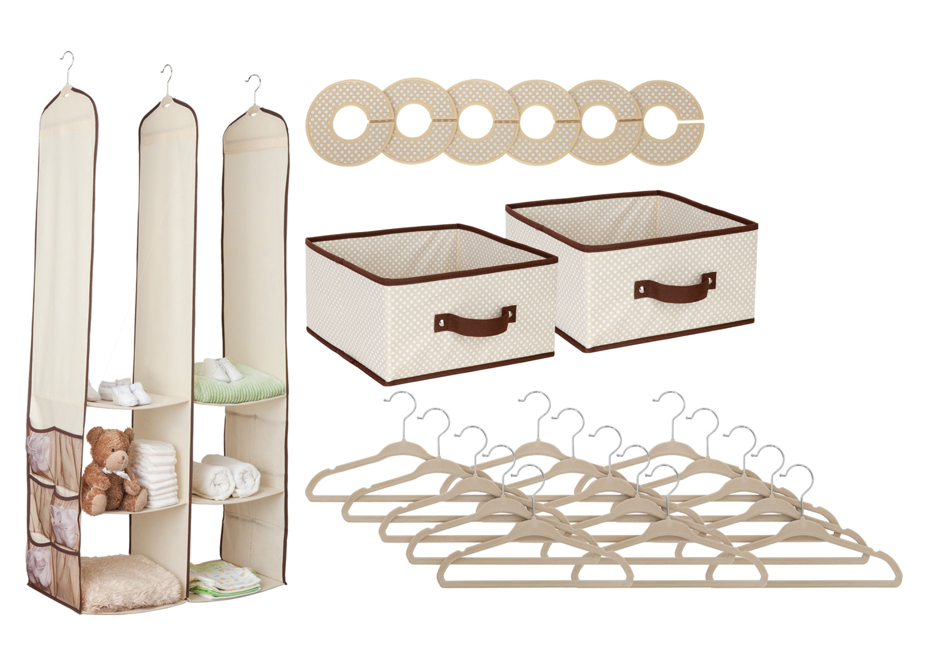 Delta Children Nursery Closet Storage Set (24 Pieces) thumbnail 3
