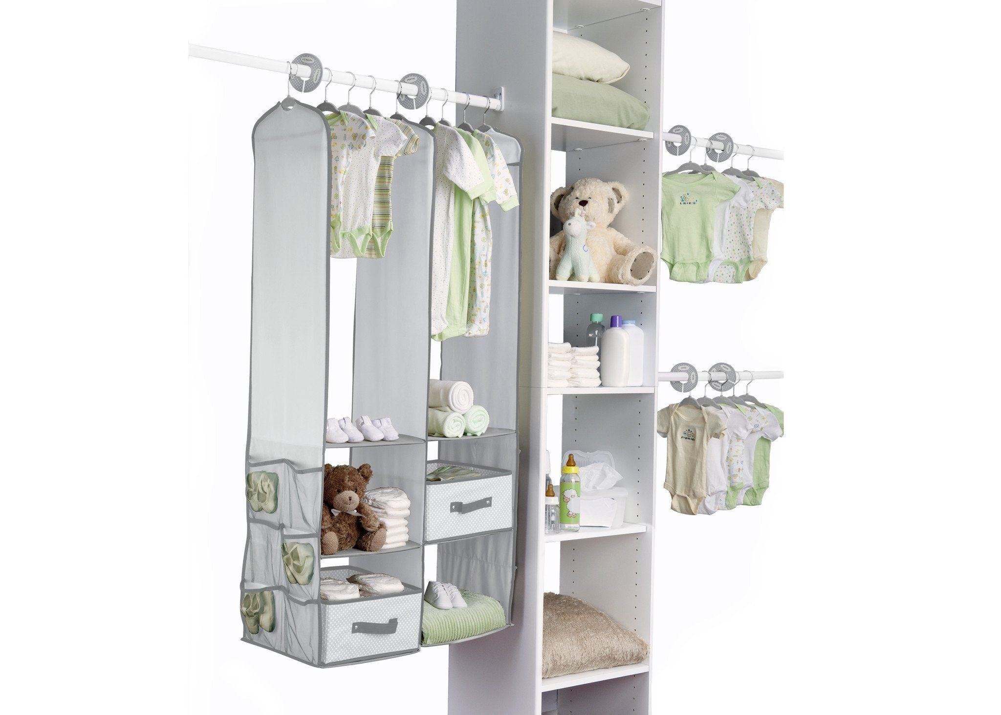 Delta Children Nursery Closet Storage Set (24 Pieces) thumbnail 8