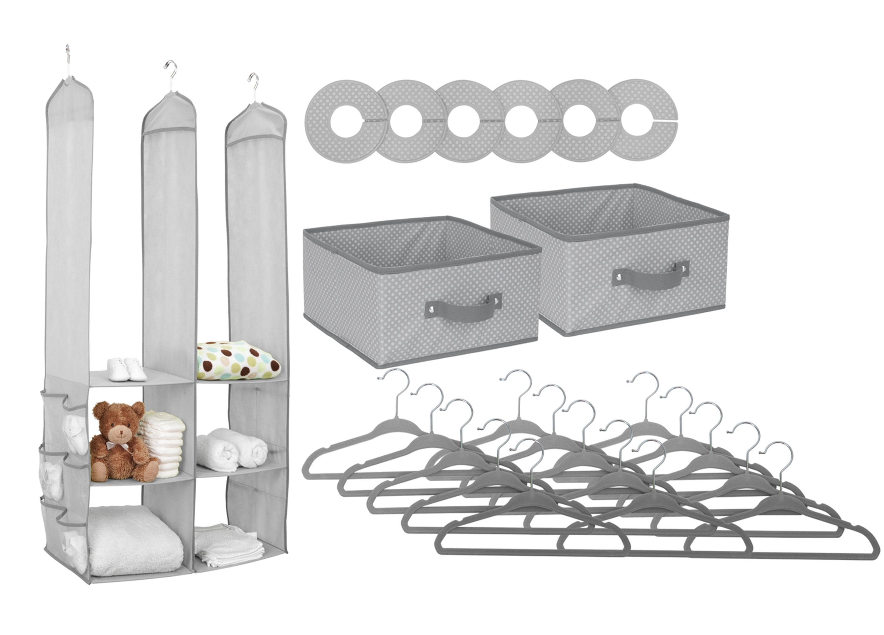 Delta Children Nursery Closet Storage Set (24 Pieces) thumbnail 7