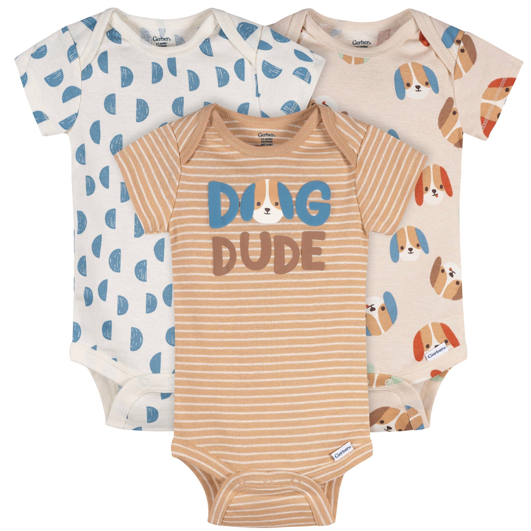 Gerber Baby Short-Sleeve Onesies Bodysuits (8-Pack) thumbnail 8