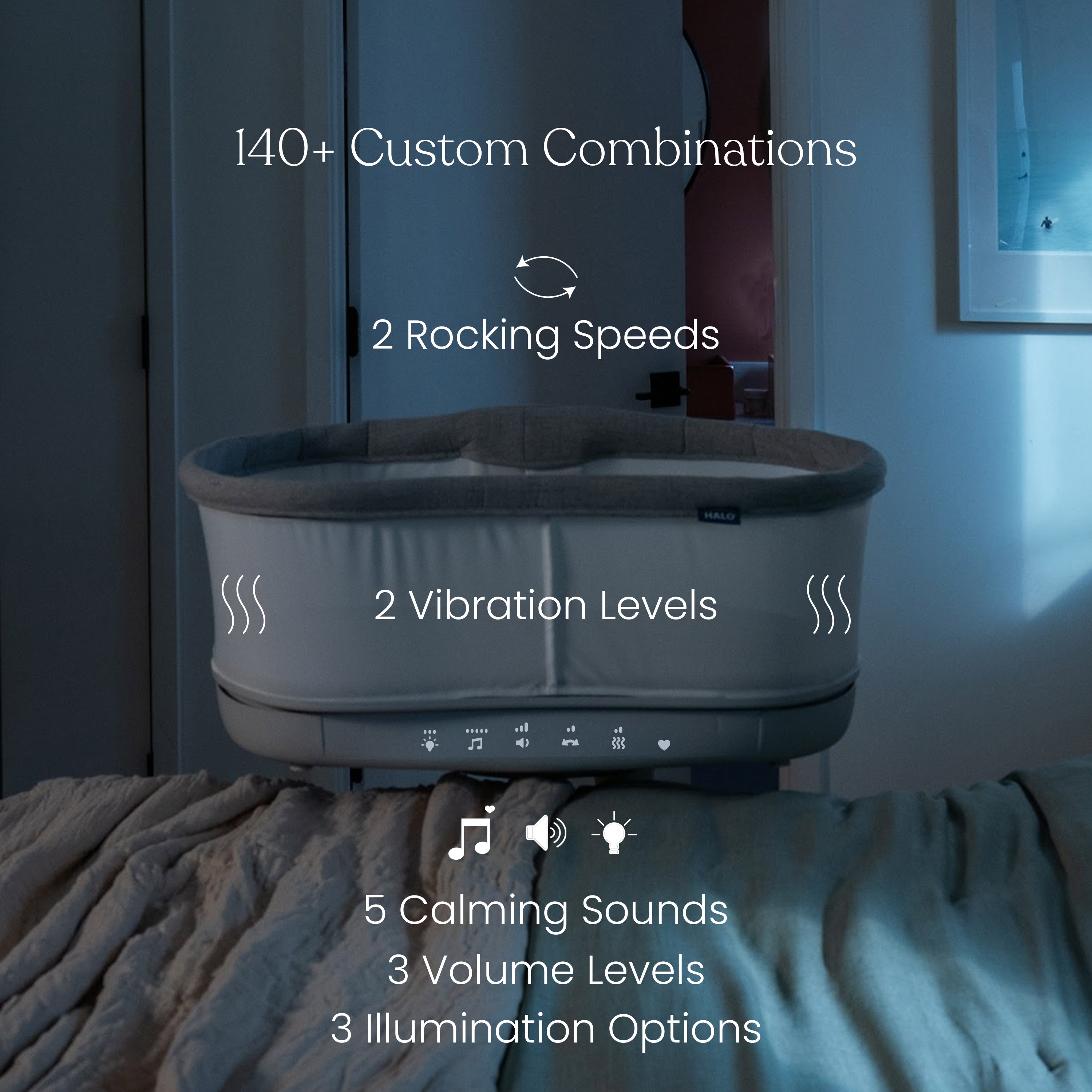 HALO BassiNest Swivel Sleeper