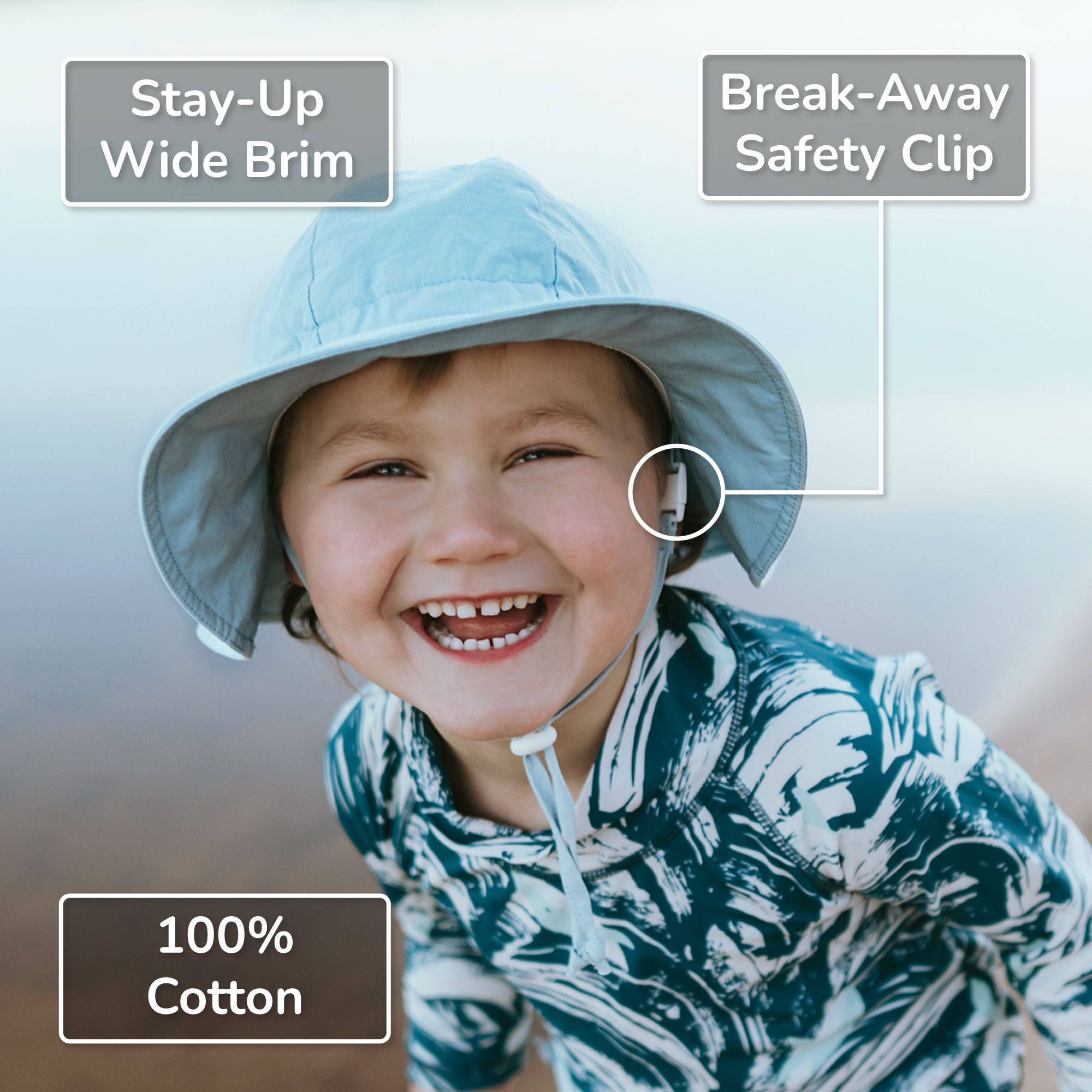 Jan & Jul Baby Sun Hat with UPF 50+ thumbnail 4