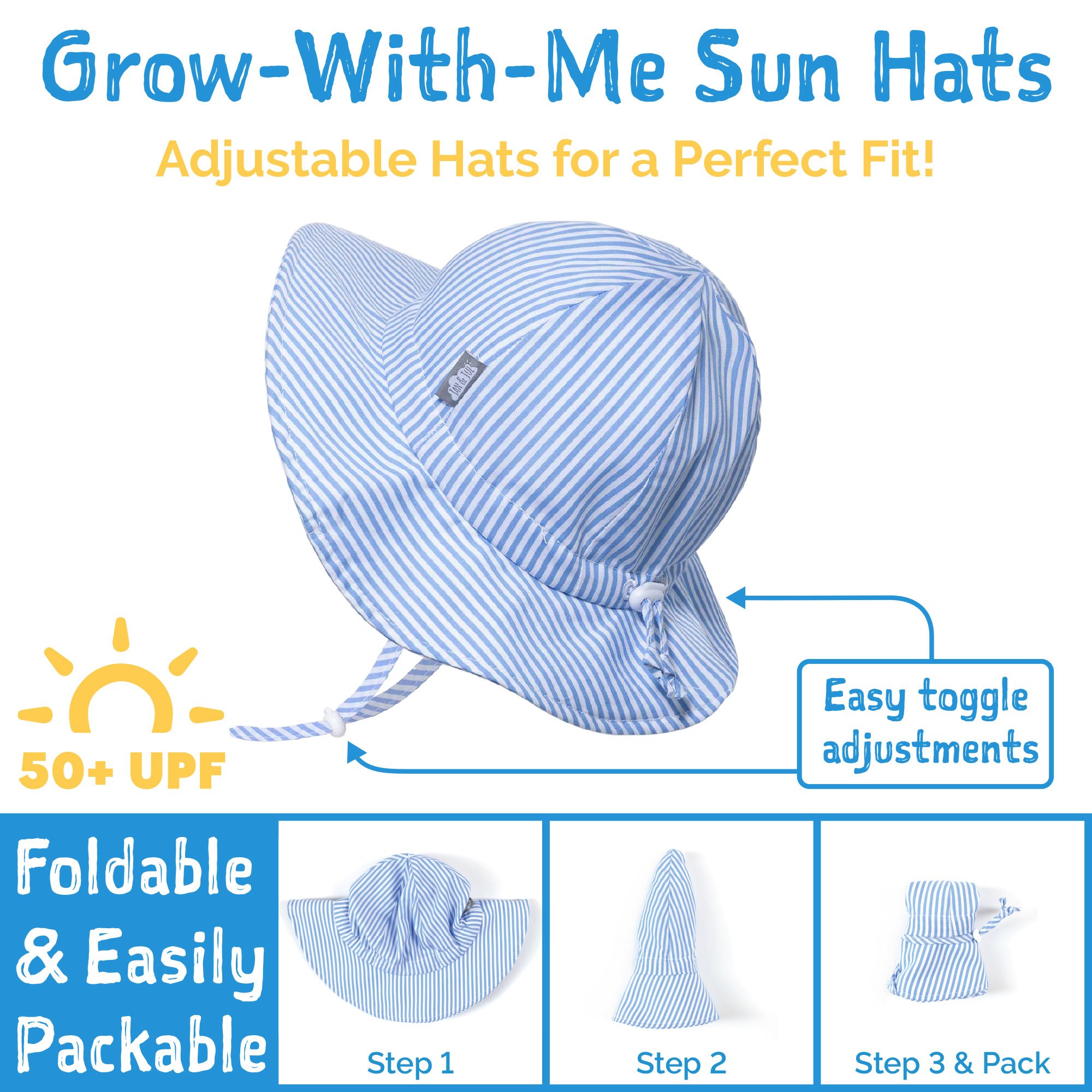 Jan & Jul Baby Sun Hat with UPF 50+ thumbnail 3