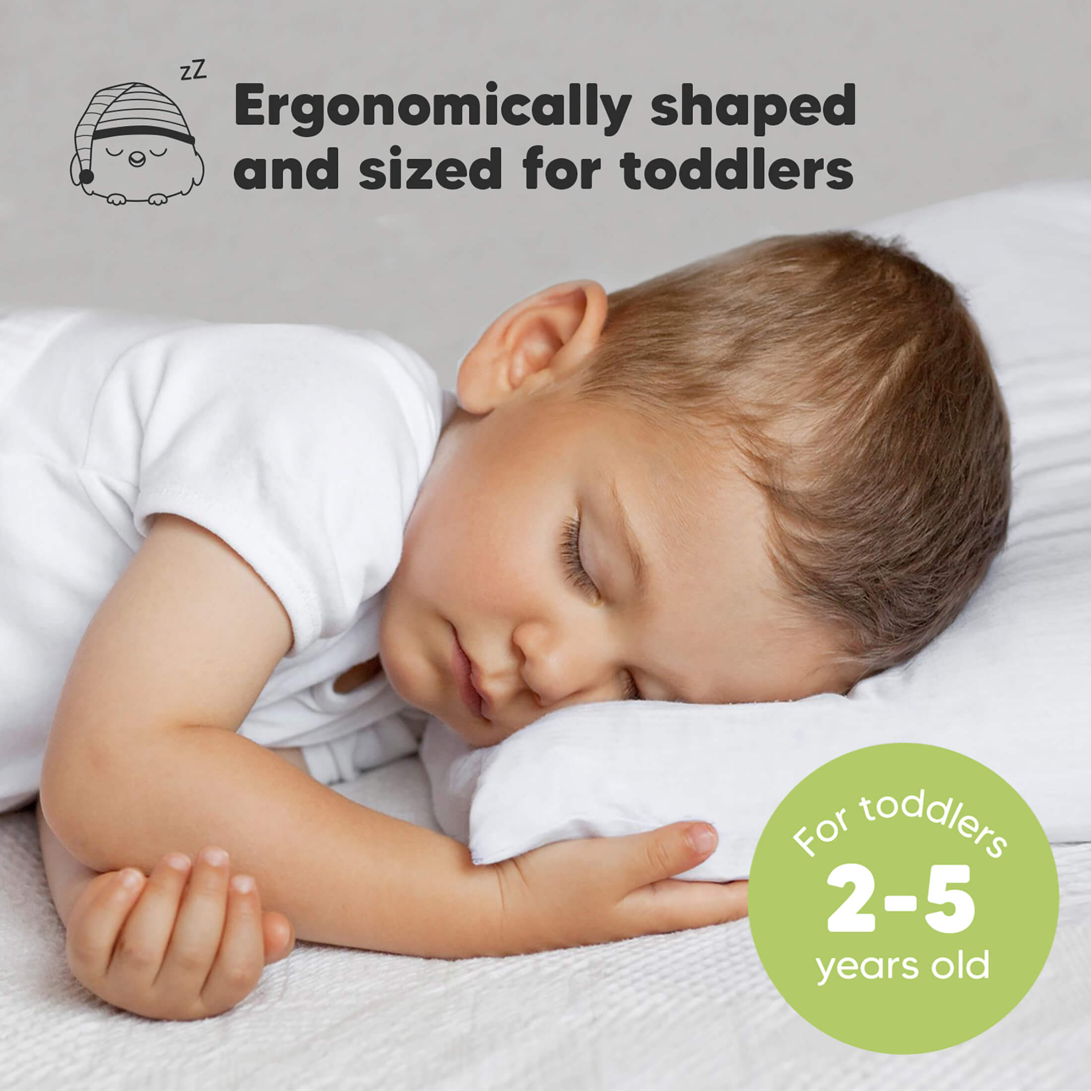 KeaBabies Toddler Pillow with Pillowcase thumbnail 7