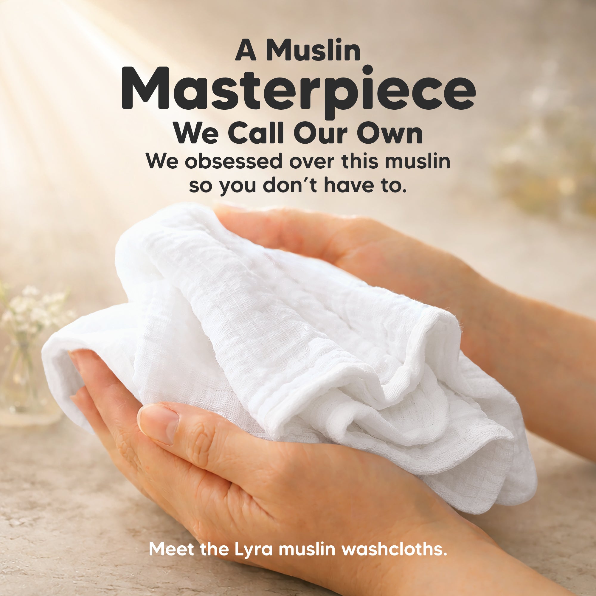 KeaBabies Muslin Baby Washcloths (10-Pack) thumbnail 7