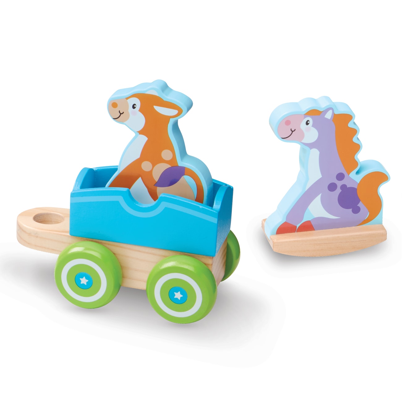 Melissa & Doug First Play Wooden Chunky Puzzle thumbnail 2