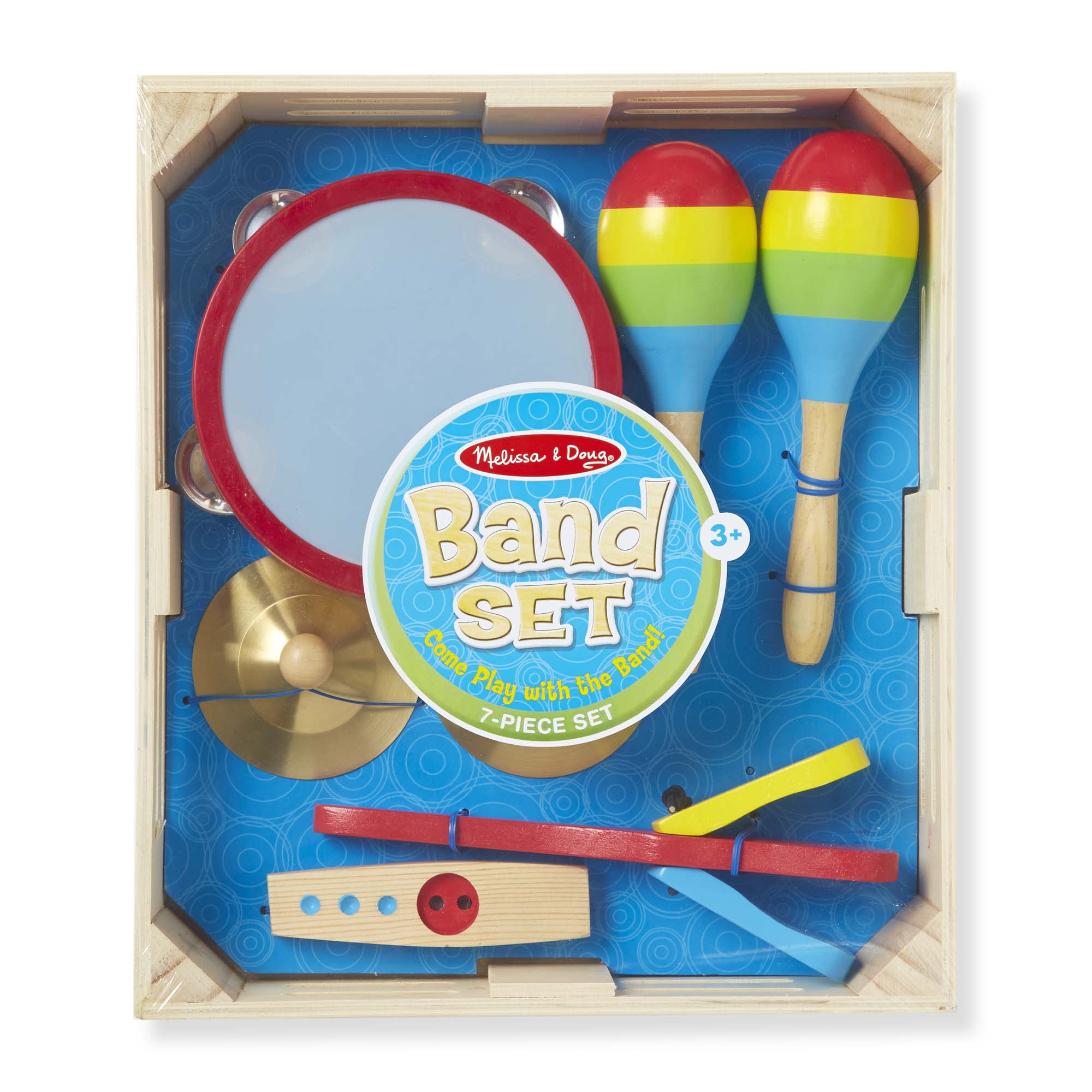 Melissa & Doug Wooden Building Blocks Set
