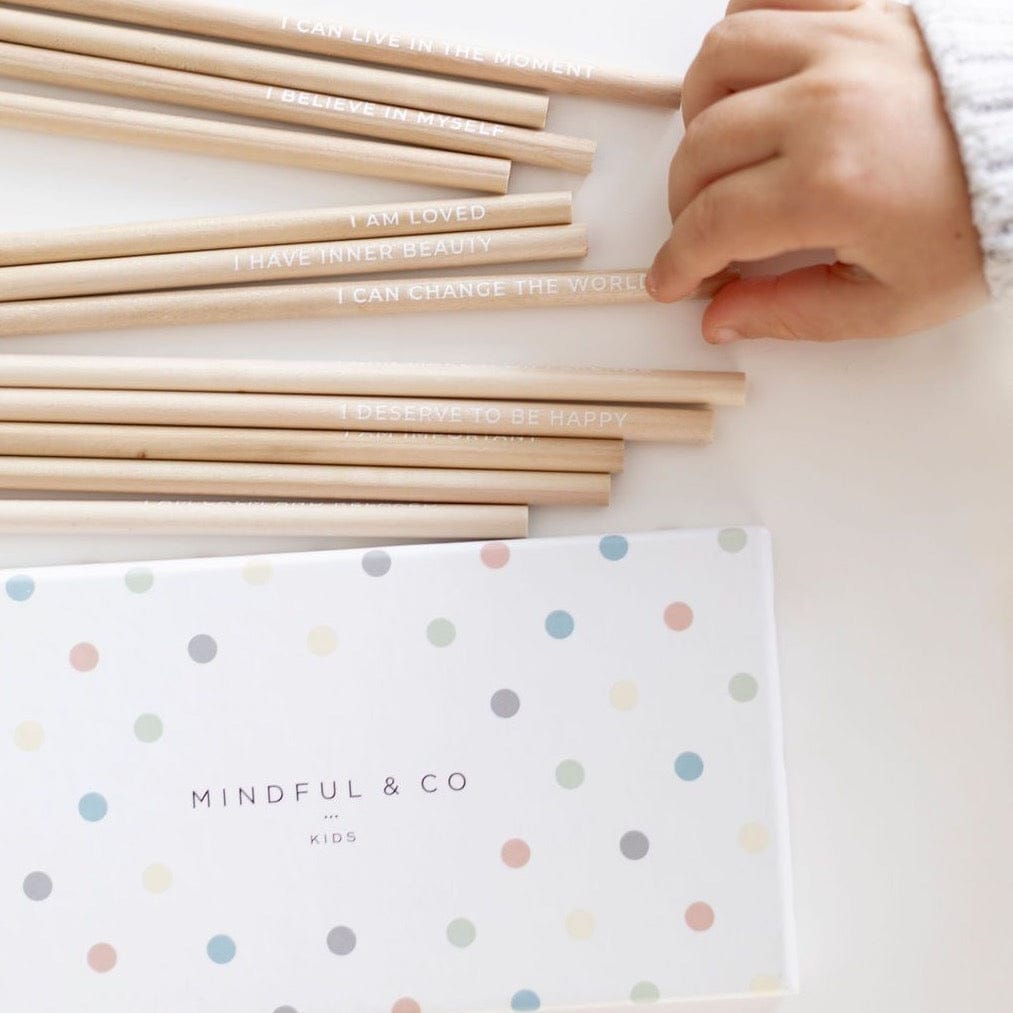 Mindful & Co Kids Affirmation Coloring Pencils thumbnail 2