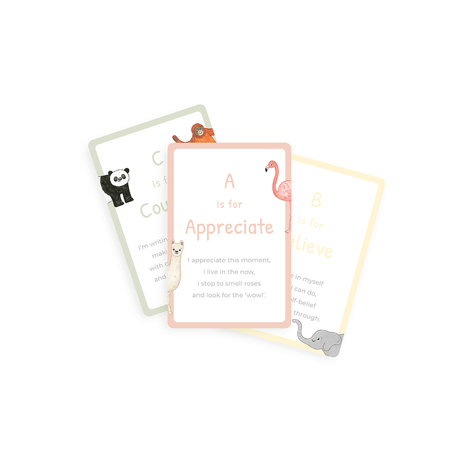 Mindful & Co Kids A-Z Mindful Affirmation Cards thumbnail 4