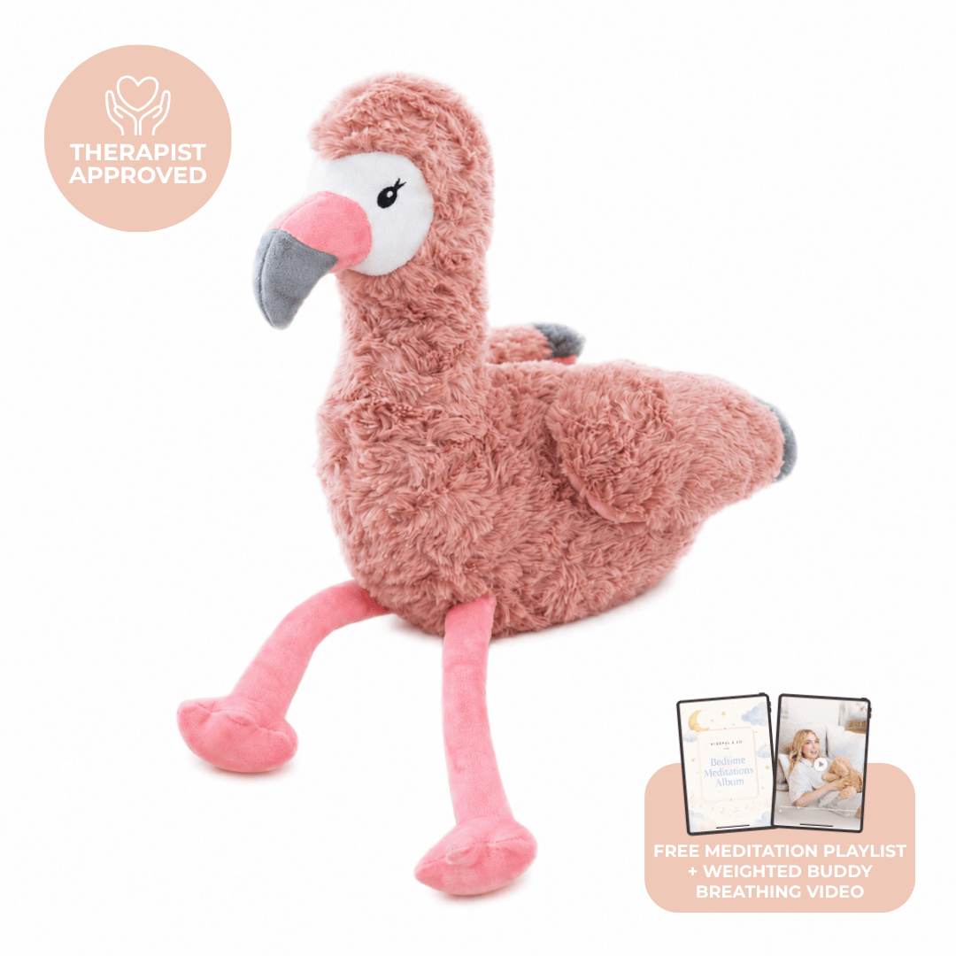 Mindful & Co Kids Francesca the Weighted Flamingo thumbnail 8