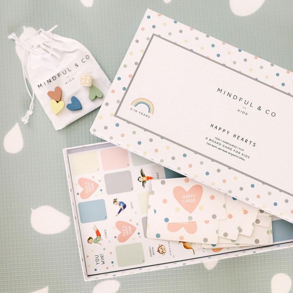 Mindful & Co Kids Happy Hearts Board Game thumbnail 3
