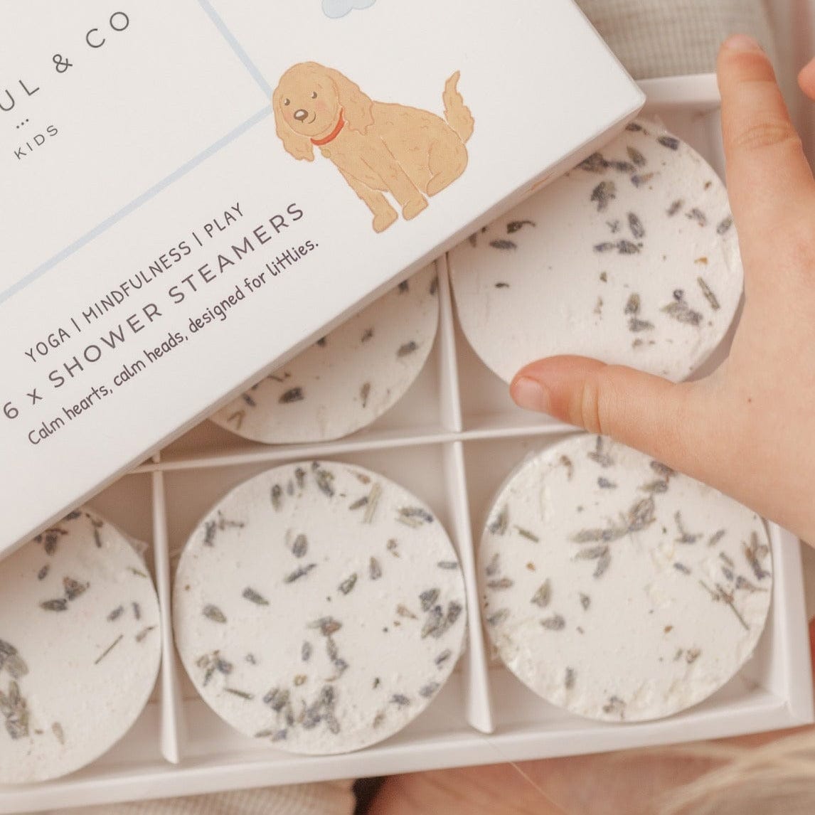 Mindful & Co Kids Sensory Lavender Shower Steamers thumbnail 3