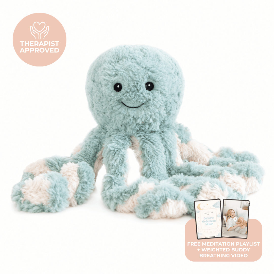 Mindful & Co Kids Ollie the Weighted Octopus thumbnail 8