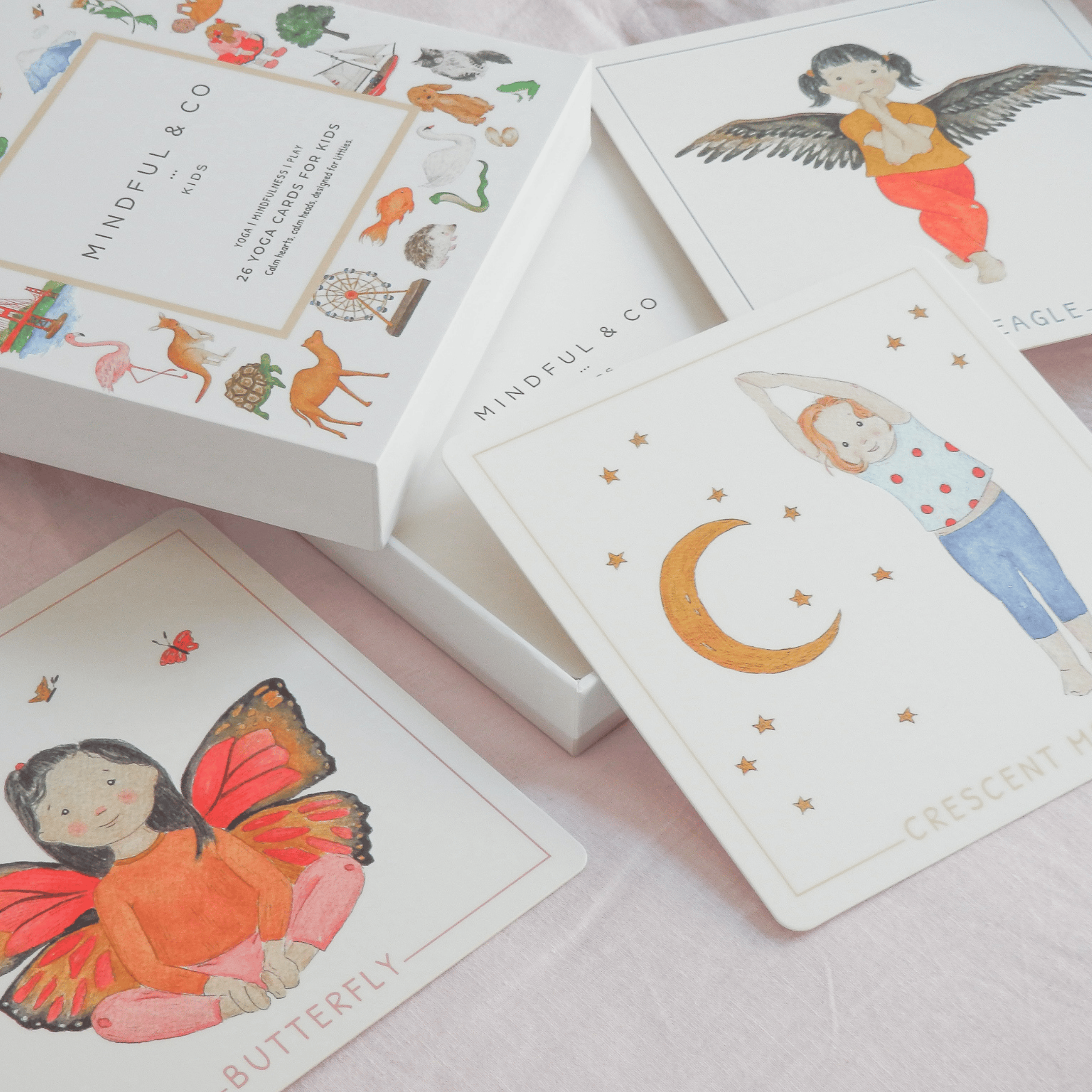 Mindful & Co Kids Yoga Flash Cards
