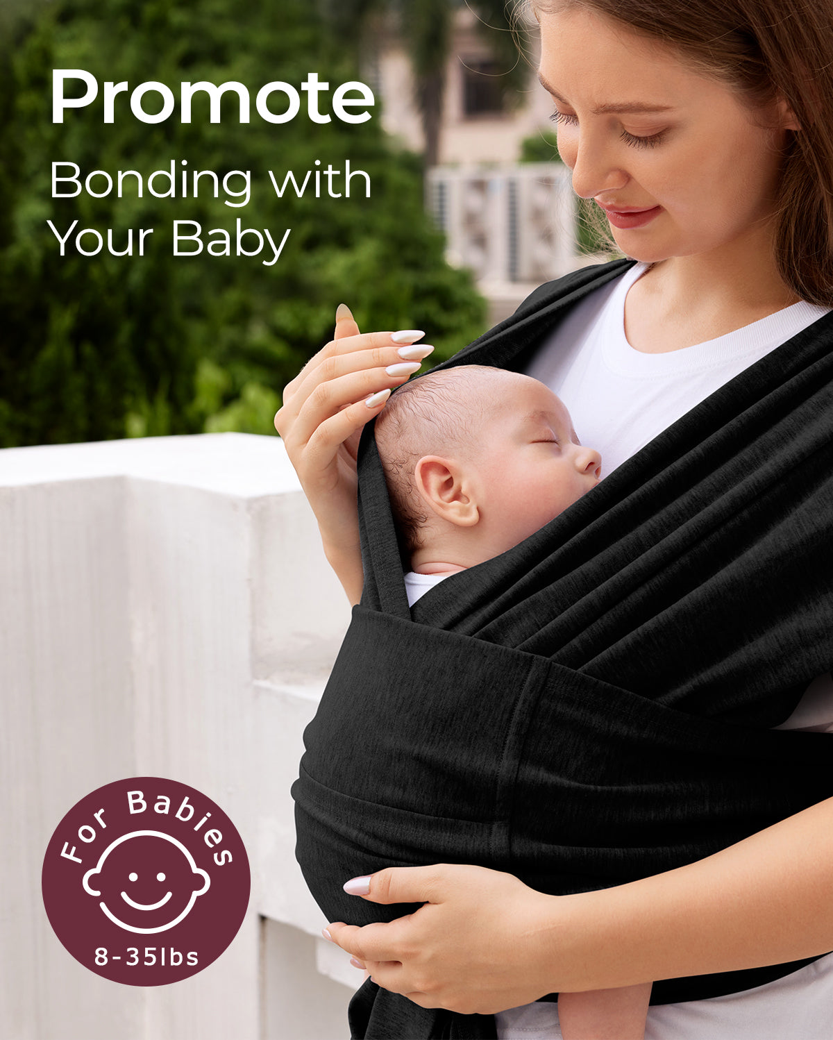 Momcozy Adjustable Buckle Baby Wrap Carrier