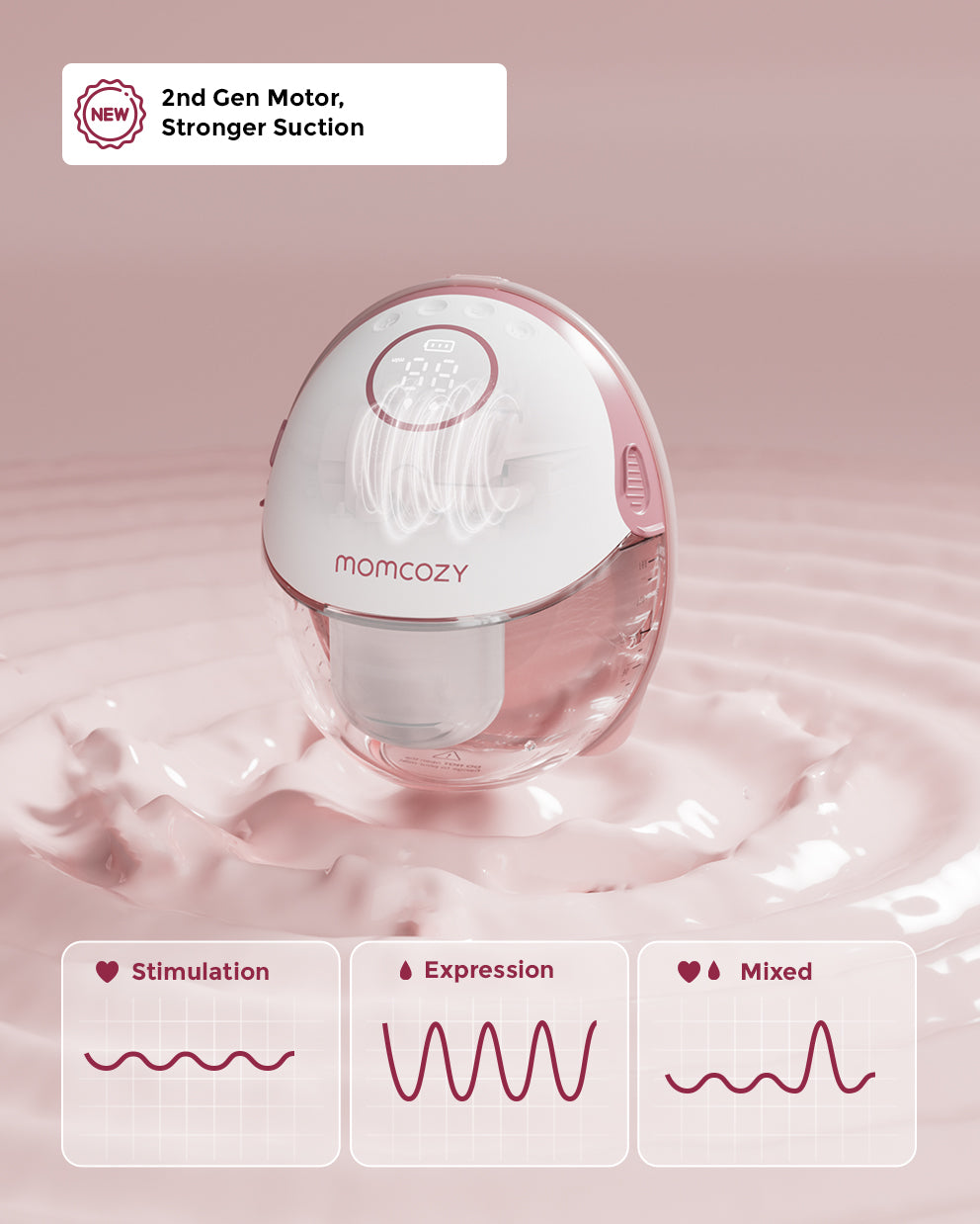 Momcozy Mobile Style M6 Hands-Free Slim Breast Pump thumbnail 5