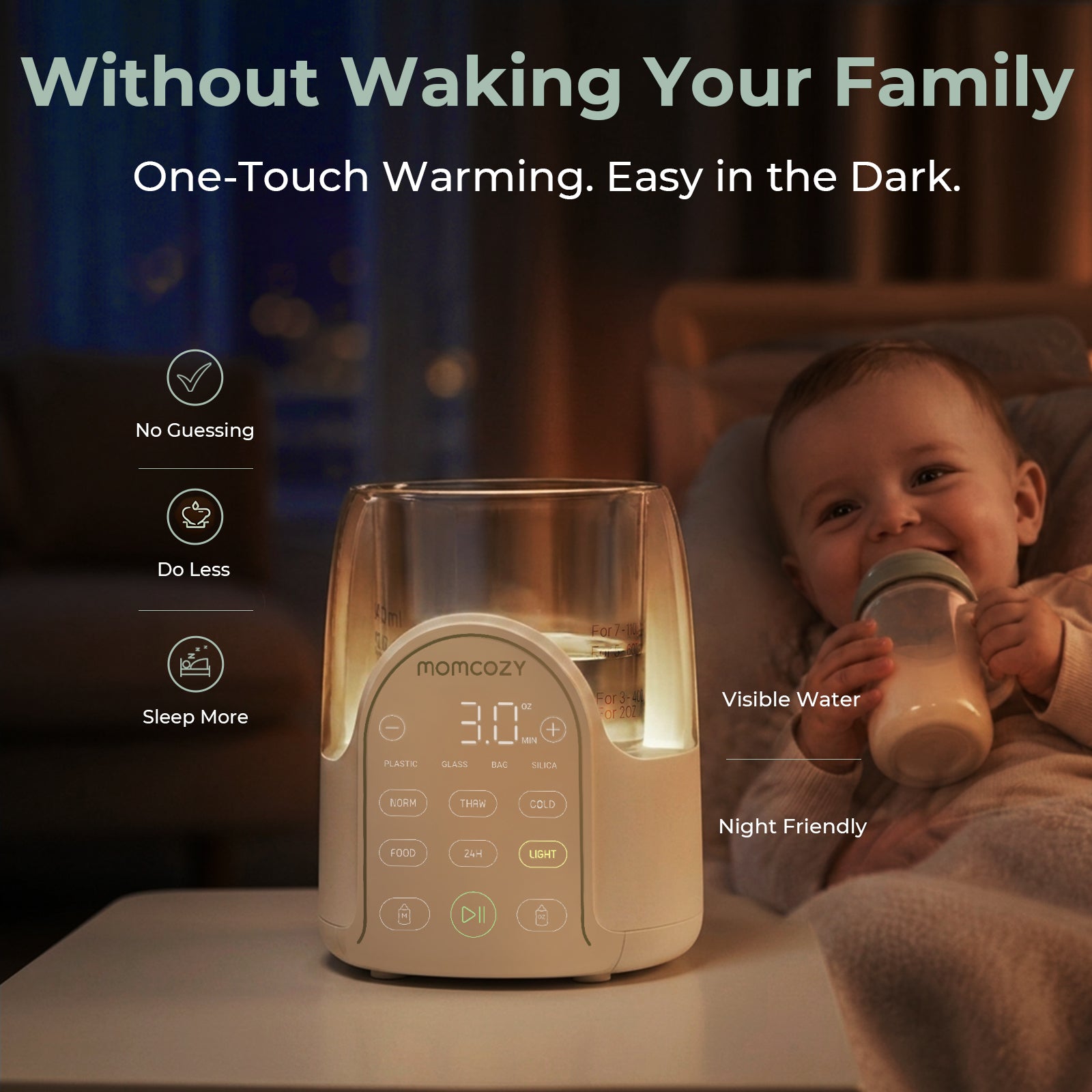 Momcozy Night Pro Baby Bottle Warmer thumbnail 7