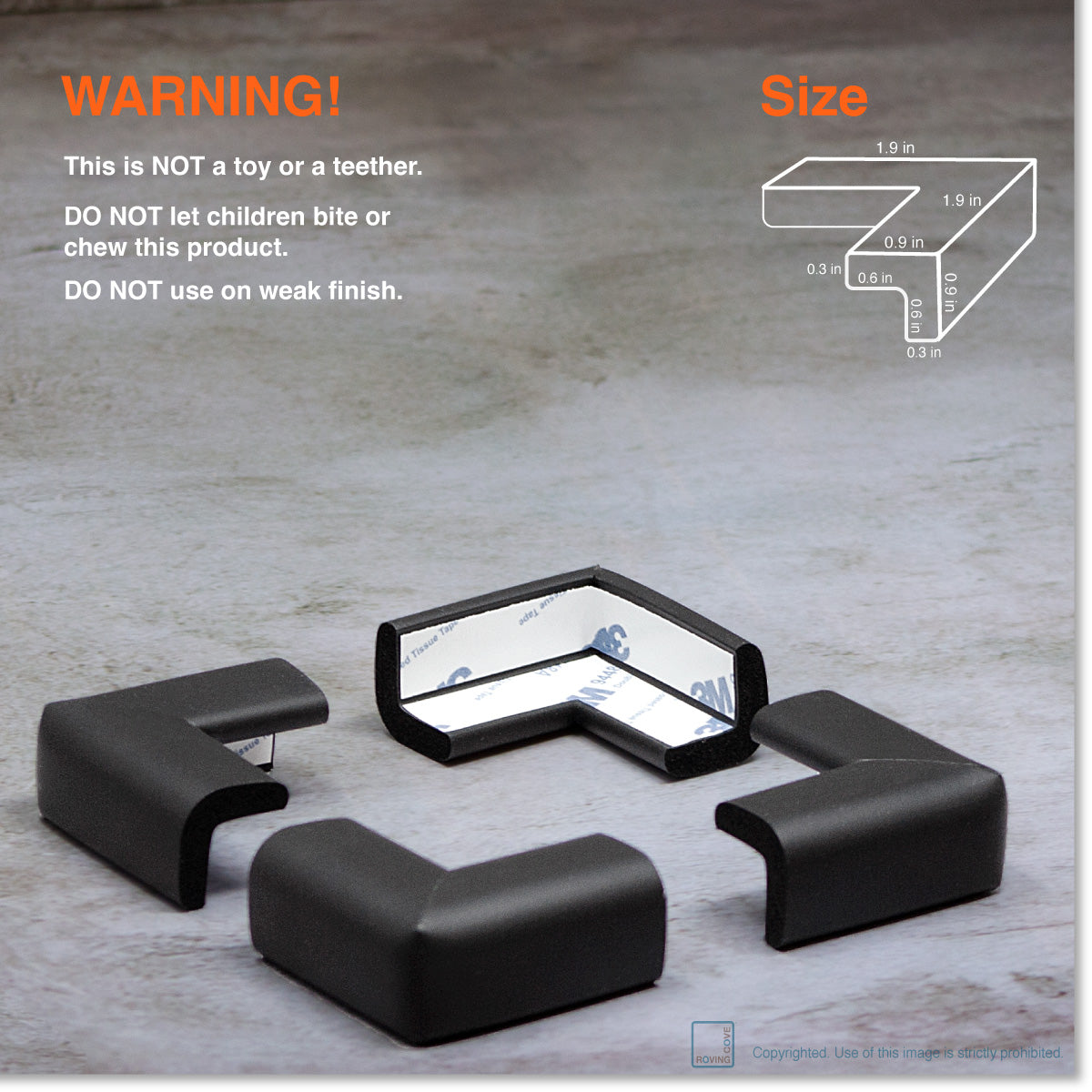 Roving Cove Corner Protectors (12-Pack) thumbnail 2
