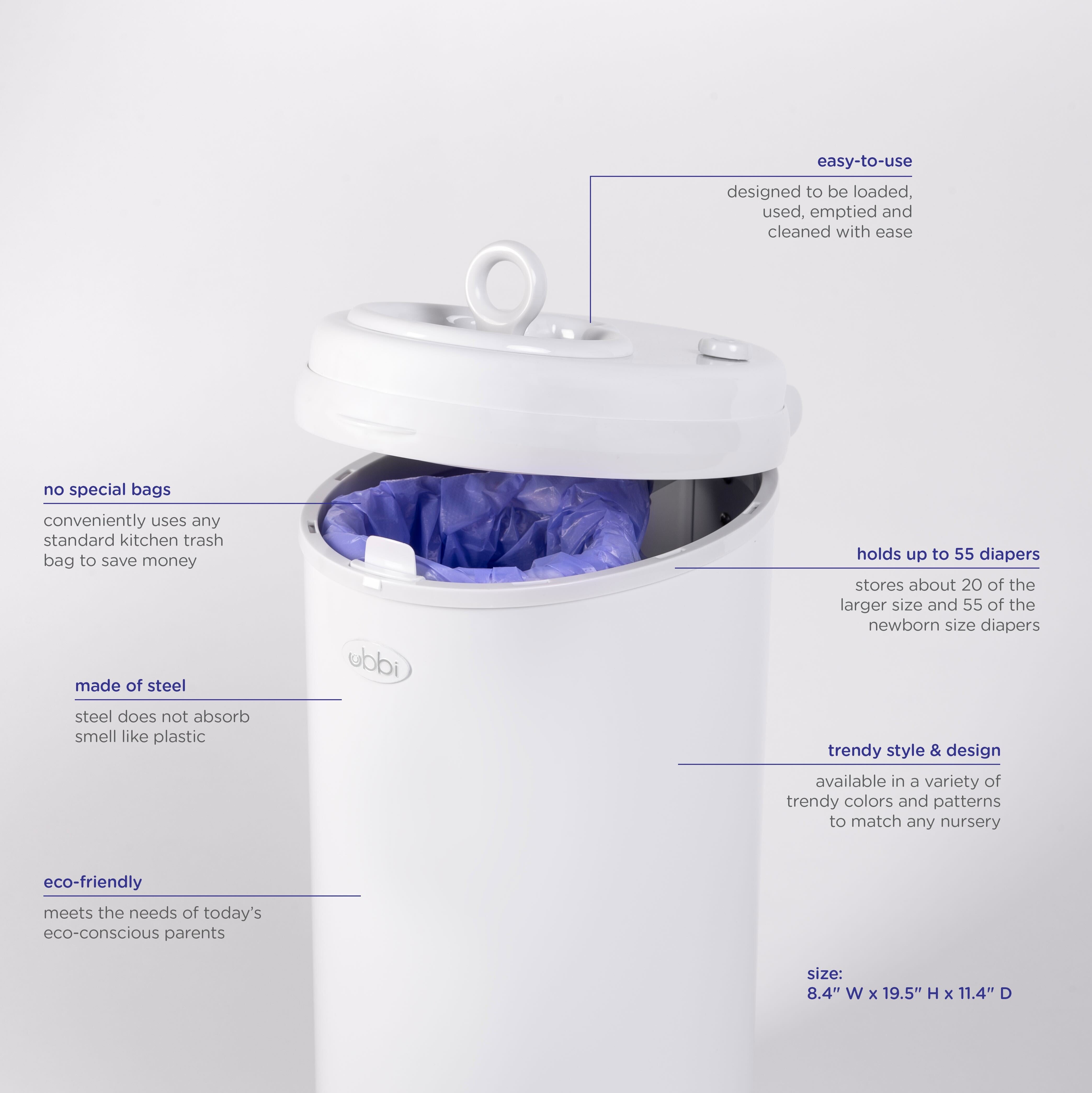 Ubbi Steel Diaper Pail thumbnail 5