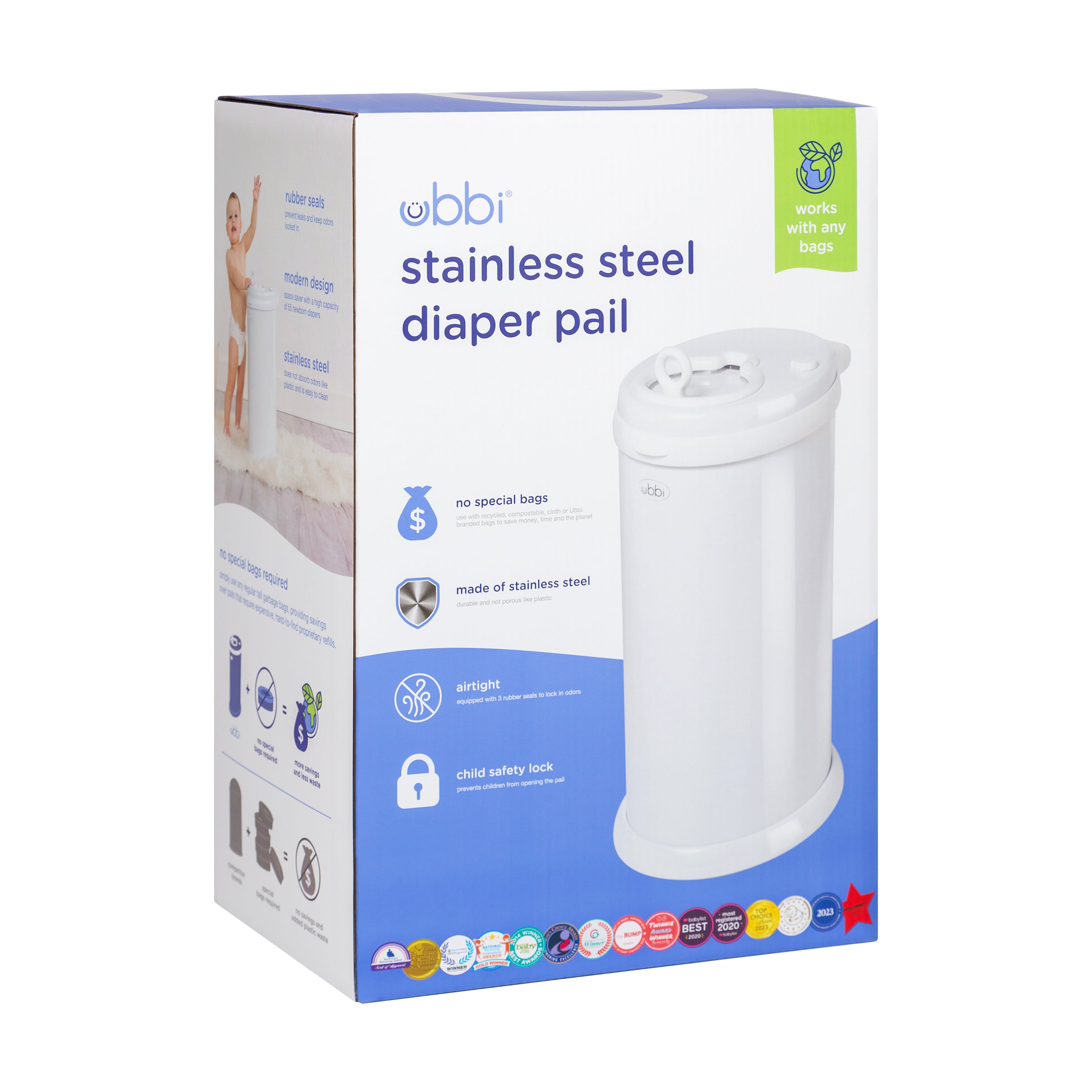 Ubbi Steel Diaper Pail thumbnail 7