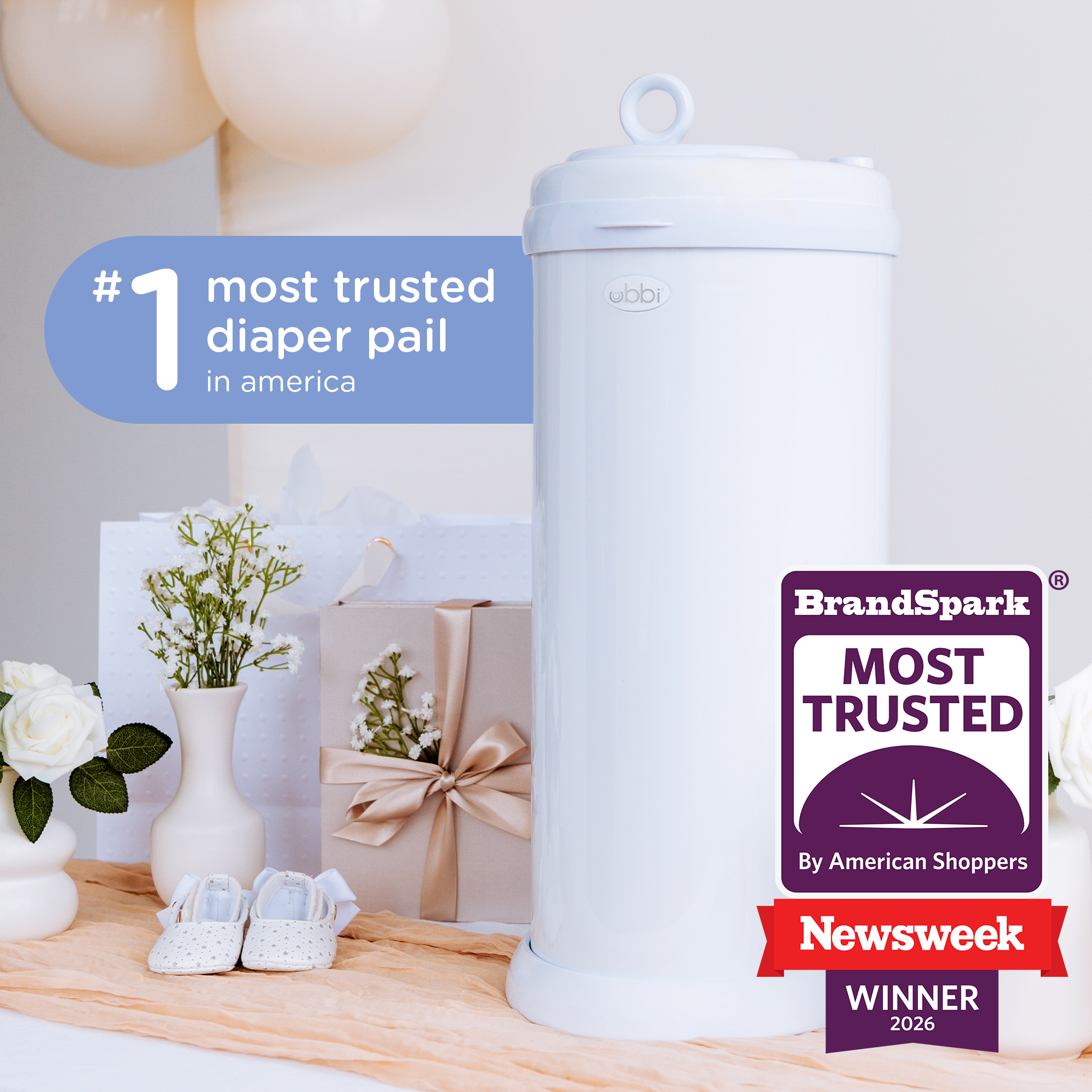 Ubbi Steel Diaper Pail thumbnail 6