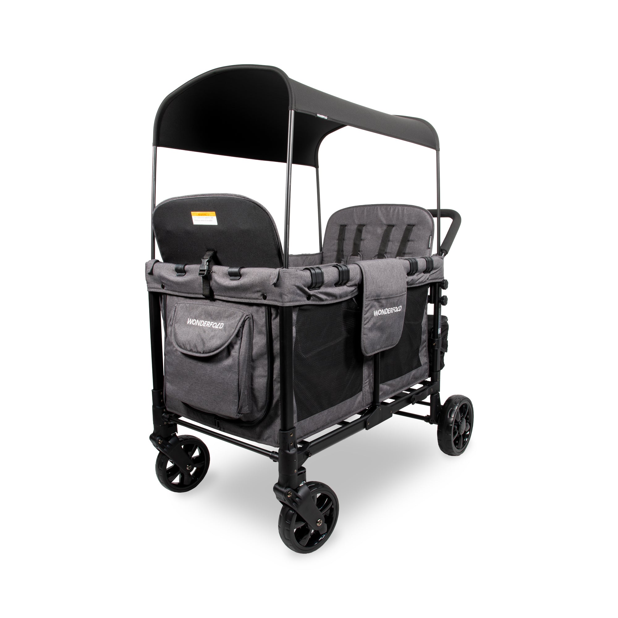 WonderFold W4 Luxe Multi-Function Quad Stroller Wagon