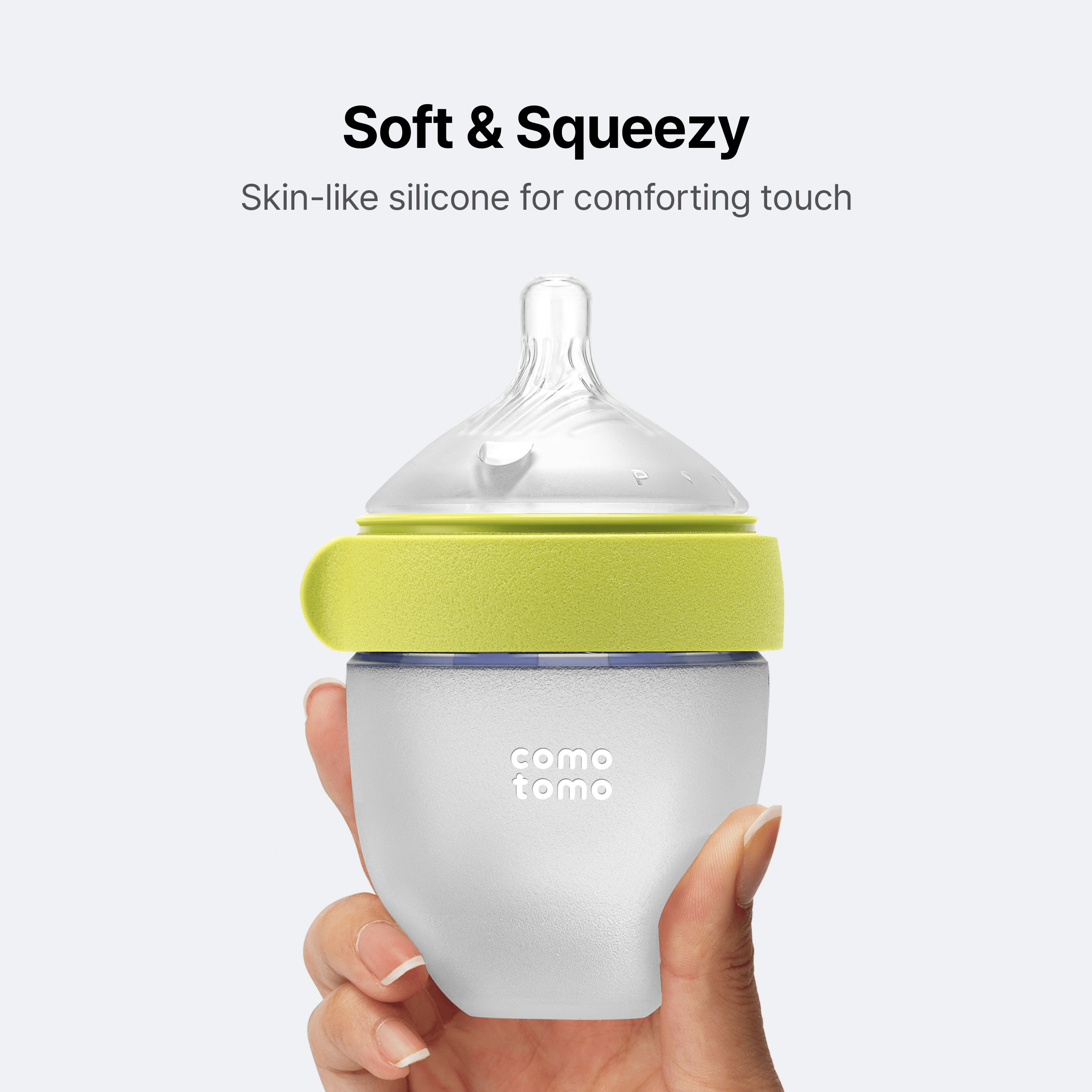 Comotomo Natural Feel silicone baby bottle thumbnail 6