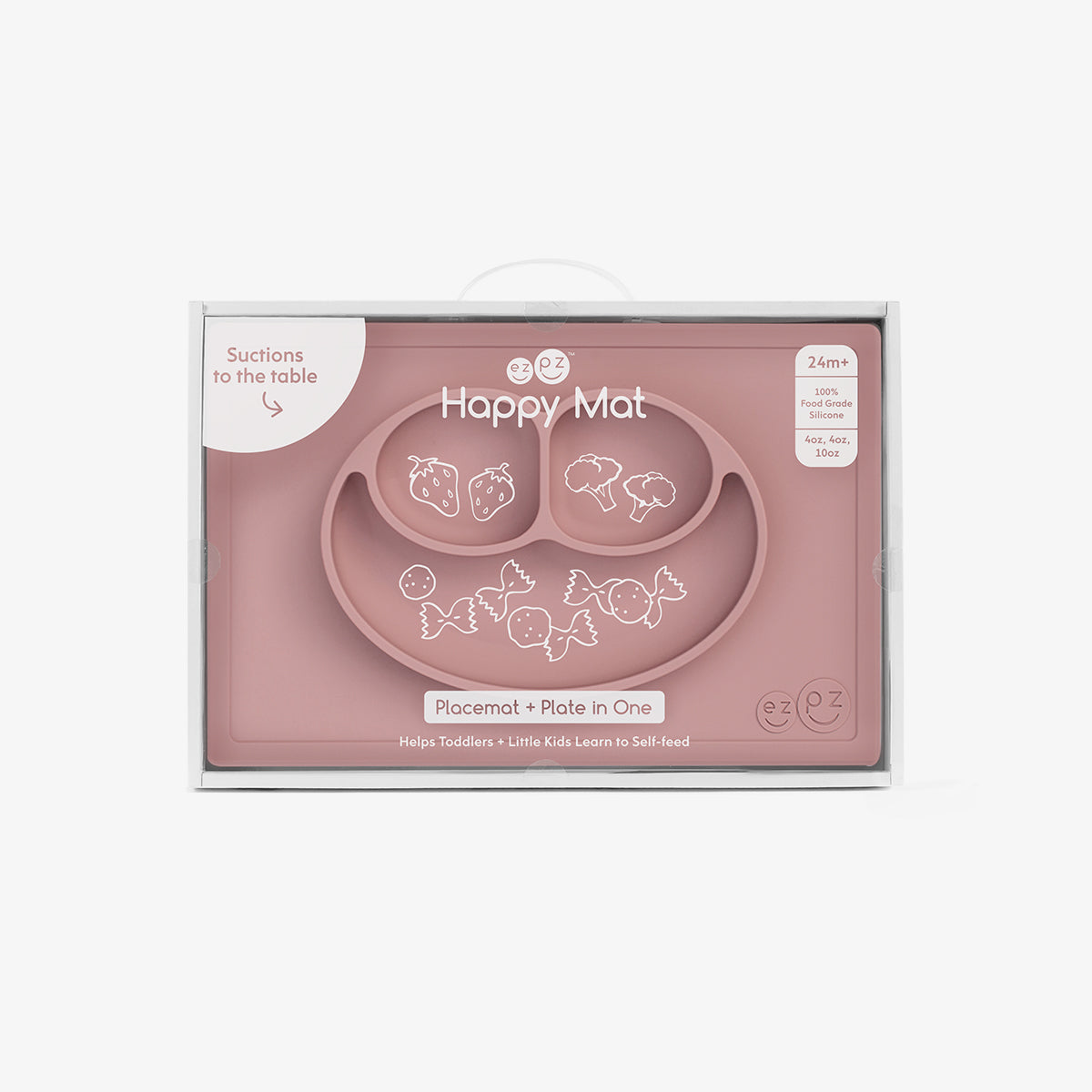 ezpz Happy Mat silicone placemat and bowl thumbnail 3